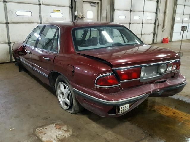 1G4HP52K2VH575716 - 1997 BUICK LESABRE CU MAROON photo 3