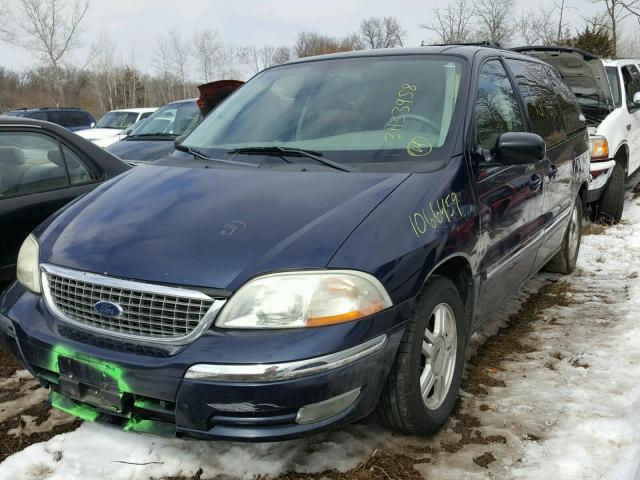 2FMZA52423BB46898 - 2003 FORD WINDSTAR S BLUE photo 2