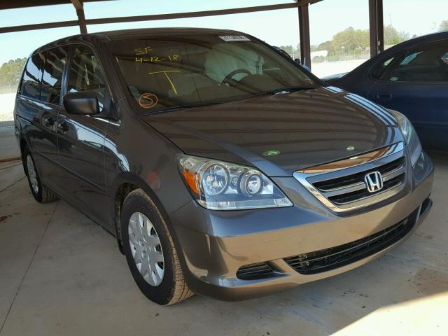 5FNRL38247B026490 - 2007 HONDA ODYSSEY LX GRAY photo 1