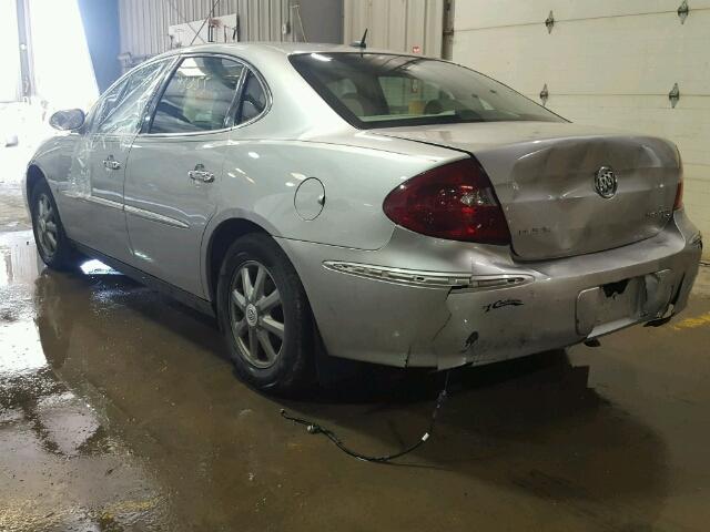 2G4WC582781160232 - 2008 BUICK LACROSSE C SILVER photo 3