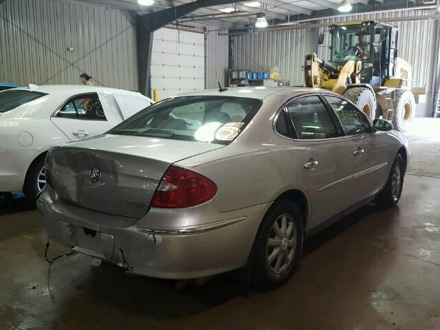 2G4WC582781160232 - 2008 BUICK LACROSSE C SILVER photo 4