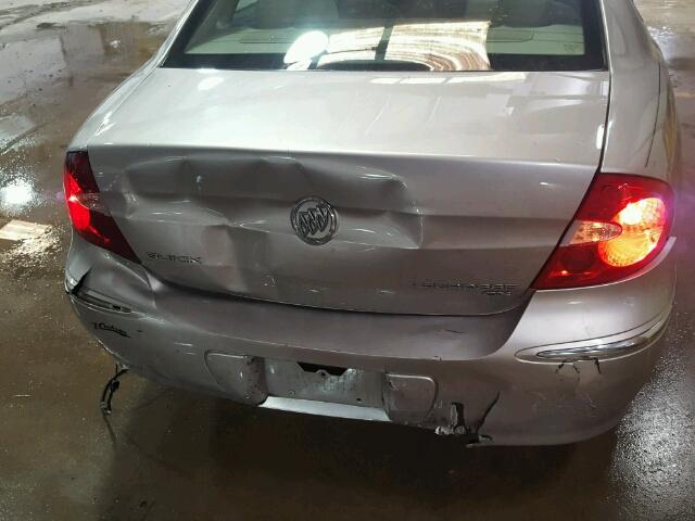 2G4WC582781160232 - 2008 BUICK LACROSSE C SILVER photo 9