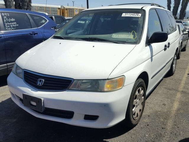 2HKRL18551H610310 - 2001 HONDA ODYSSEY LX WHITE photo 2