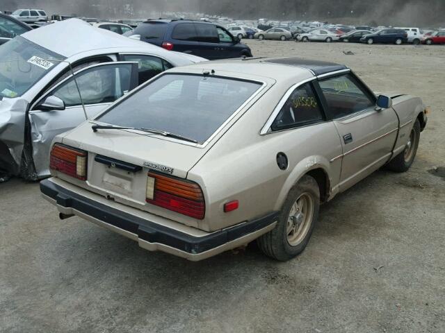 JN1HZ06S6DX506062 - 1983 DATSUN 280ZX 2+2 SILVER photo 4