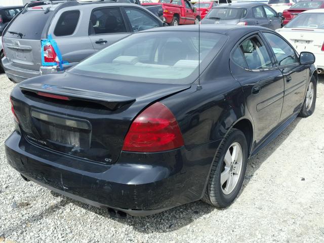 2G2WS542151310946 - 2005 PONTIAC GRAND PRIX BLACK photo 4