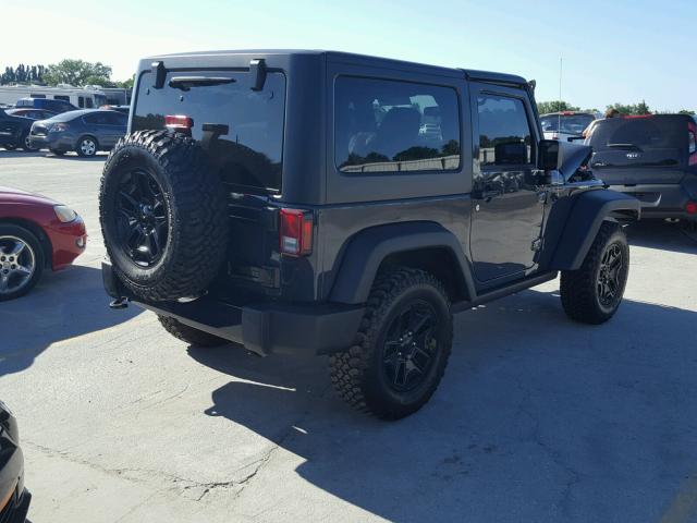 1C4AJWAGXHL575409 - 2017 JEEP WRANGLER S CHARCOAL photo 4