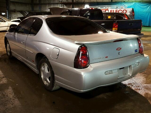 2G1WX12K539346557 - 2003 CHEVROLET MONTE CARL 银色 照片 3