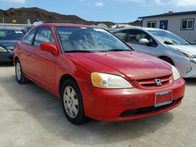 1HGEM22931L001534 - 2001 HONDA CIVIC SI RED photo 1