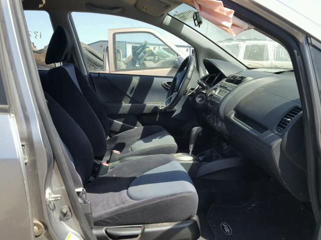 JHMGD38617S065482 - 2007 HONDA FIT S ვერცხლისფერი ფოტო 5