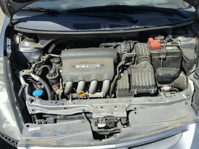 JHMGD38617S065482 - 2007 HONDA FIT S ვერცხლისფერი ფოტო 7