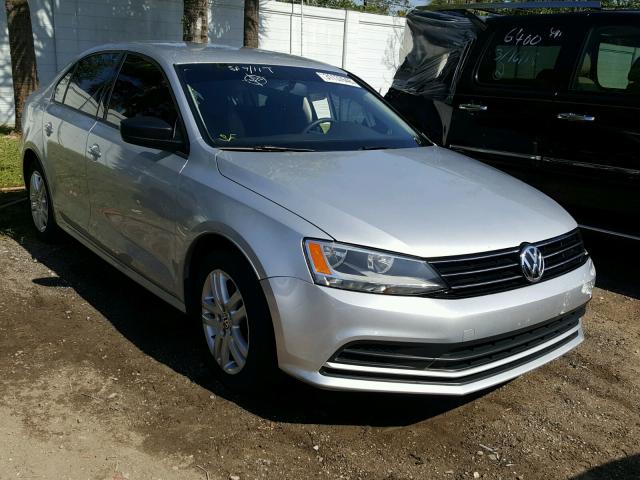 3VW2K7AJ7FM212366 - 2015 VOLKSWAGEN JETTA BASE 银色 照片 1