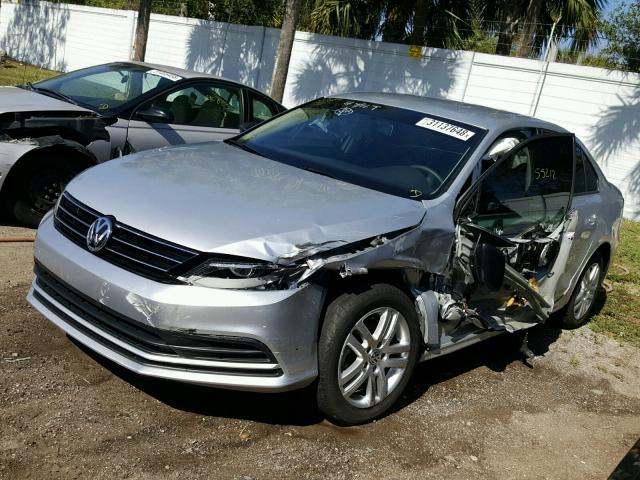 3VW2K7AJ7FM212366 - 2015 VOLKSWAGEN JETTA BASE 银色 照片 2