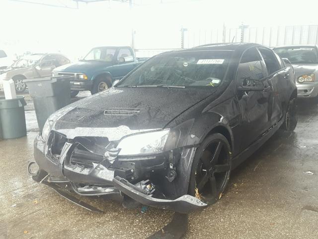 6G2EC57Y38L134315 - 2008 PONTIAC G8 GT BLACK photo 2