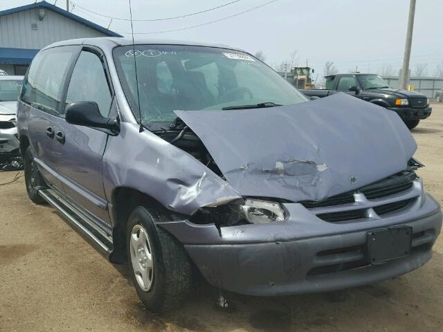 2B4FP2539WR620264 - 1998 DODGE CARAVAN BLUE photo 1