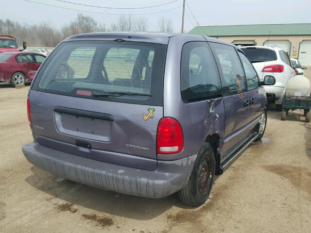 2B4FP2539WR620264 - 1998 DODGE CARAVAN BLUE photo 4