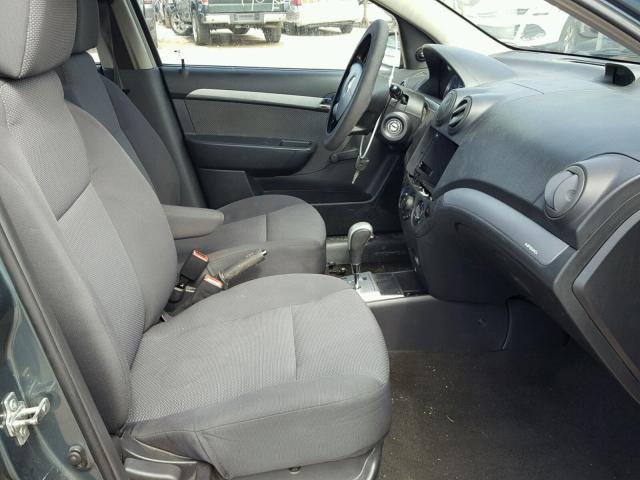 KL1TD5DE6BB132540 - 2011 CHEVROLET AVEO LS GREEN photo 5