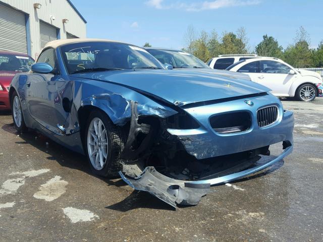 4USBT33473LS40854 - 2003 BMW Z4 2.5 BLUE photo 1