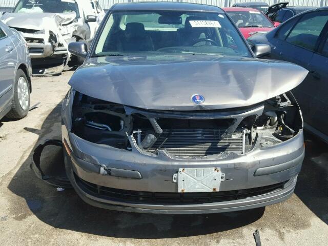 YS3FB49S551058647 - 2005 SAAB 9-3 LINEAR GRAY photo 9