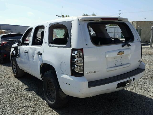 1GNFK13079R179675 - 2009 CHEVROLET TAHOE WHITE photo 3