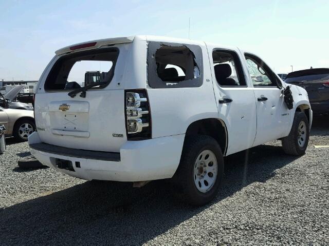 1GNFK13079R179675 - 2009 CHEVROLET TAHOE WHITE photo 4