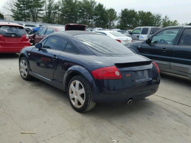 TRUSX28N521009537 - 2002 AUDI TT BLUE photo 3