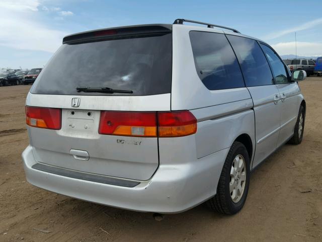 2HKRL18052H569358 - 2002 HONDA ODYSSEY EX SILVER photo 4