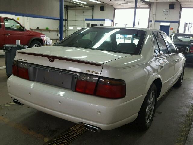 1G6KY54982U164764 - 2002 CADILLAC SEVILLE ST WHITE photo 4