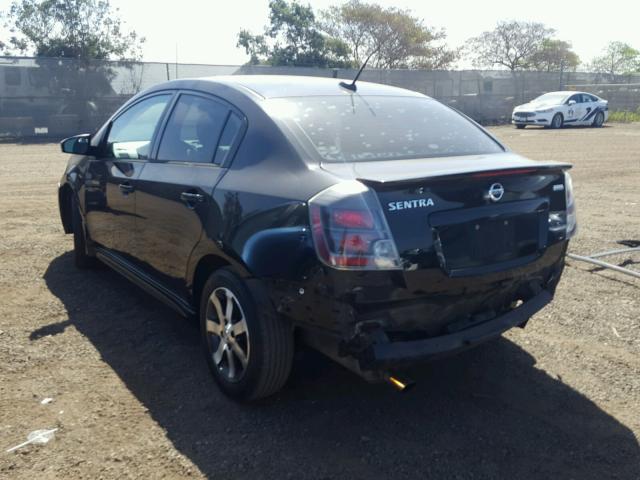 3N1AB6AP1BL718131 - 2011 NISSAN SENTRA 2.0 BLACK photo 3