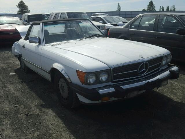 WDBBA48D1HA074052 - 1987 MERCEDES-BENZ 560 SL WHITE photo 1