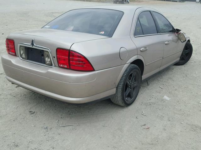 1LNHM87A21Y675092 - 2001 LINCOLN LS GOLD photo 4