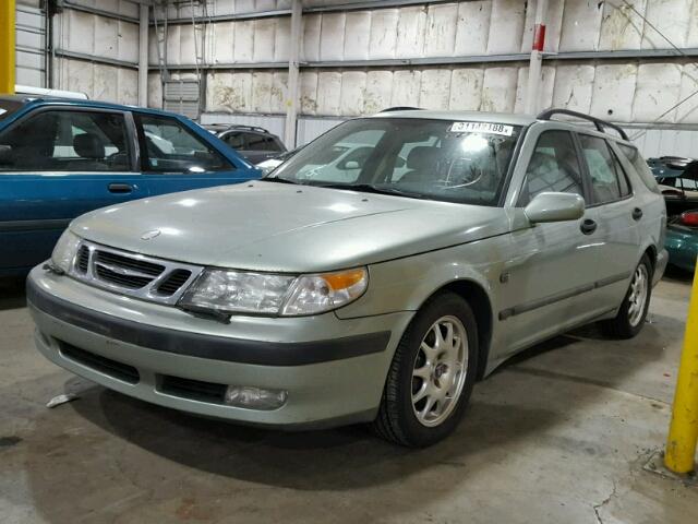 YS3ED58EX13033393 - 2001 SAAB 9-5 GREEN photo 2