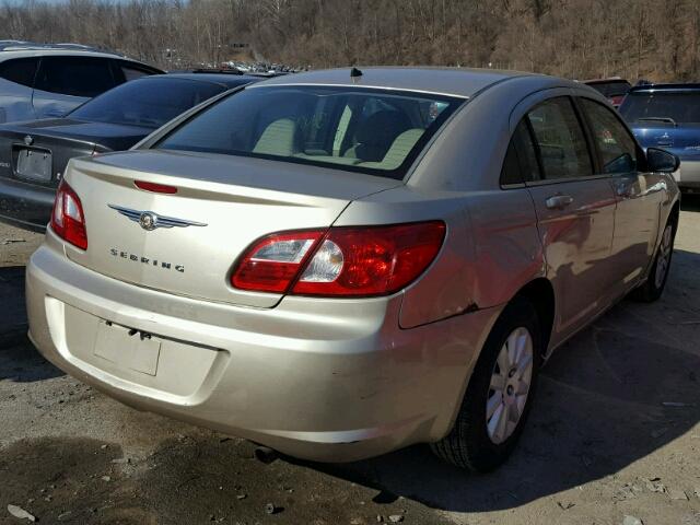 1C3LC46K07N633751 - 2007 CHRYSLER SEBRING GOLD photo 4