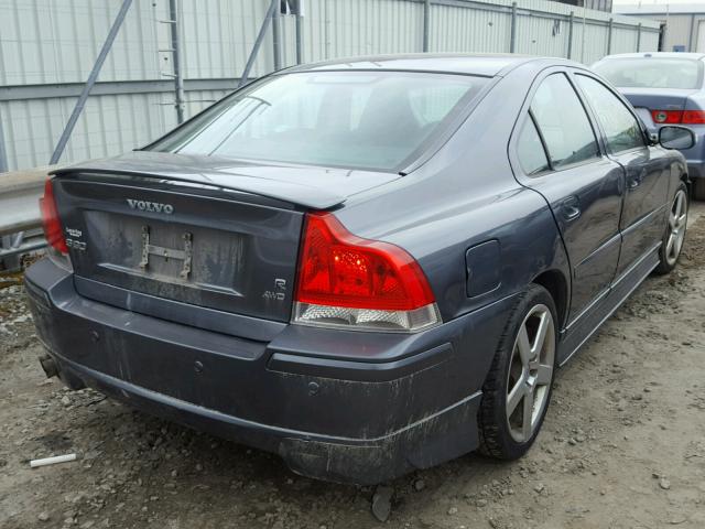 YV1RH527X72608754 - 2007 VOLVO S60 R GRAY photo 4