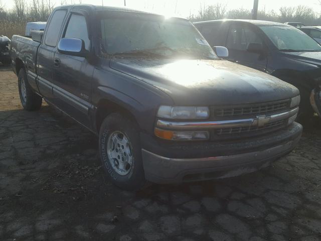 2GCEC19T811360235 - 2001 CHEVROLET SILVERADO BLUE photo 1