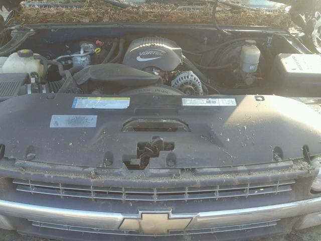 2GCEC19T811360235 - 2001 CHEVROLET SILVERADO BLUE photo 7