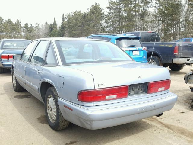 2G4WB52K0T1520235 - 1996 BUICK REGAL CUST BLUE photo 3