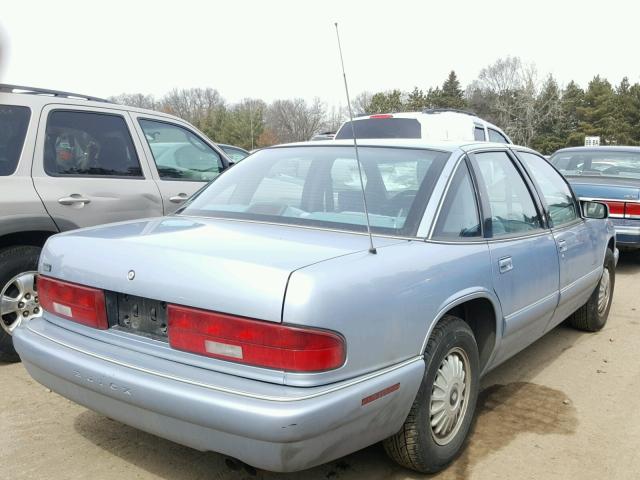 2G4WB52K0T1520235 - 1996 BUICK REGAL CUST BLUE photo 4