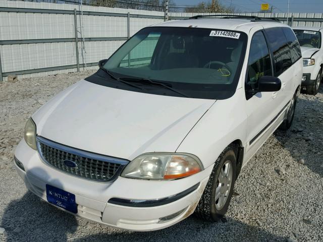 2FMZA52492BB74129 - 2002 FORD WINDSTAR S WHITE photo 2