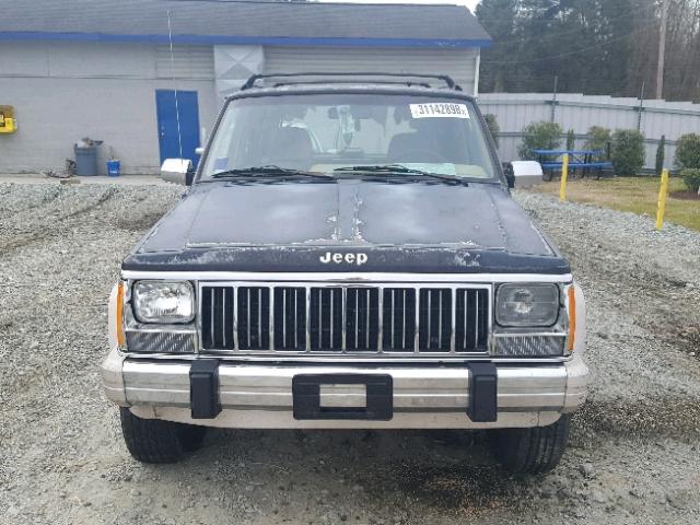 1J4FT78S5TL307631 - 1996 JEEP CHEROKEE C BLACK photo 9