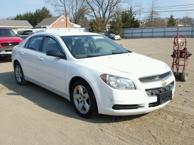 1G1ZB5E18BF153086 - 2011 CHEVROLET MALIBU LS WHITE photo 1