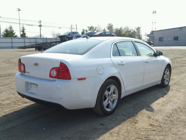1G1ZB5E18BF153086 - 2011 CHEVROLET MALIBU LS WHITE photo 4
