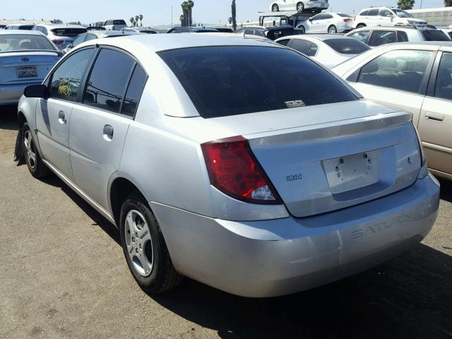 1G8AG52F94Z201728 - 2004 SATURN ION LEVEL SILVER photo 3