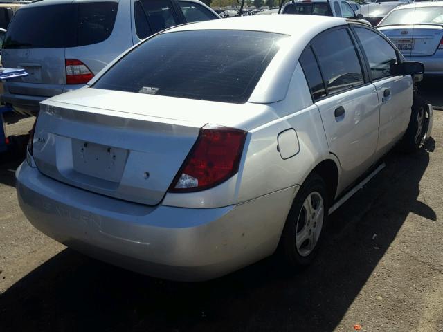 1G8AG52F94Z201728 - 2004 SATURN ION LEVEL SILVER photo 4