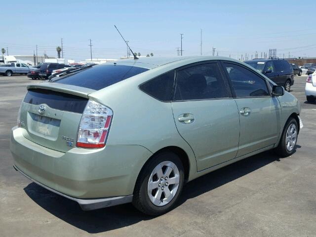 JTDKB20U187708889 - 2008 TOYOTA PRIUS GREEN photo 4