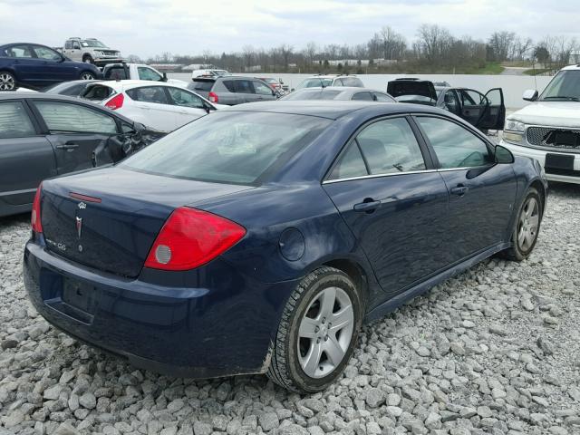 1G2ZJ57B794270569 - 2009 PONTIAC G6 BLUE photo 4