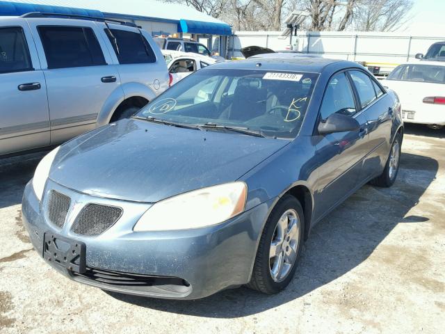 1G2ZH558X64184915 - 2006 PONTIAC G6 GT BLUE photo 2