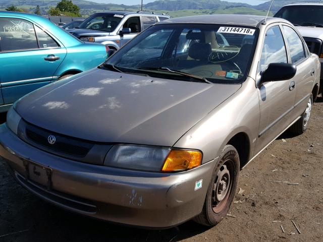 JM1BC1415V0114608 - 1997 MAZDA PROTEGE DX TAN photo 2