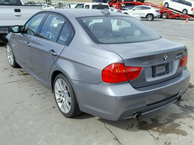 WBAPL33509A407156 - 2009 BMW 335 XI GRAY photo 3