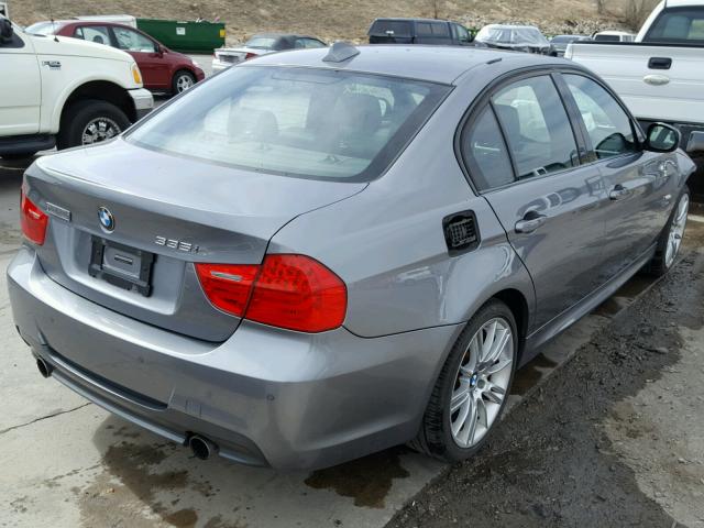 WBAPL33509A407156 - 2009 BMW 335 XI GRAY photo 4