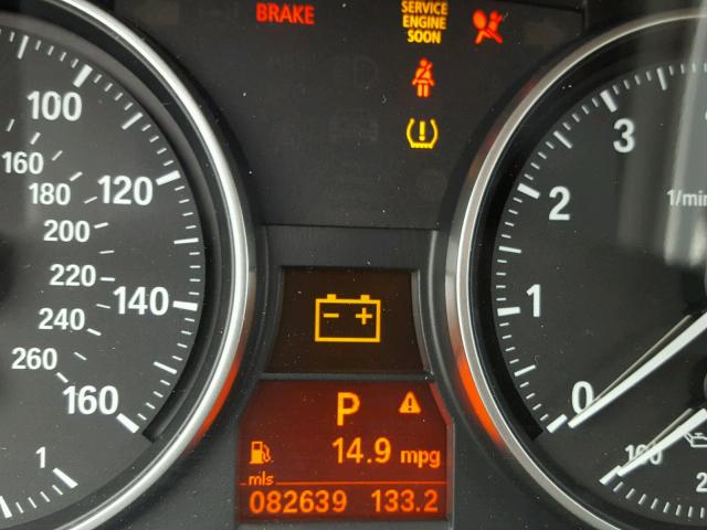 WBAPL33509A407156 - 2009 BMW 335 XI GRAY photo 8